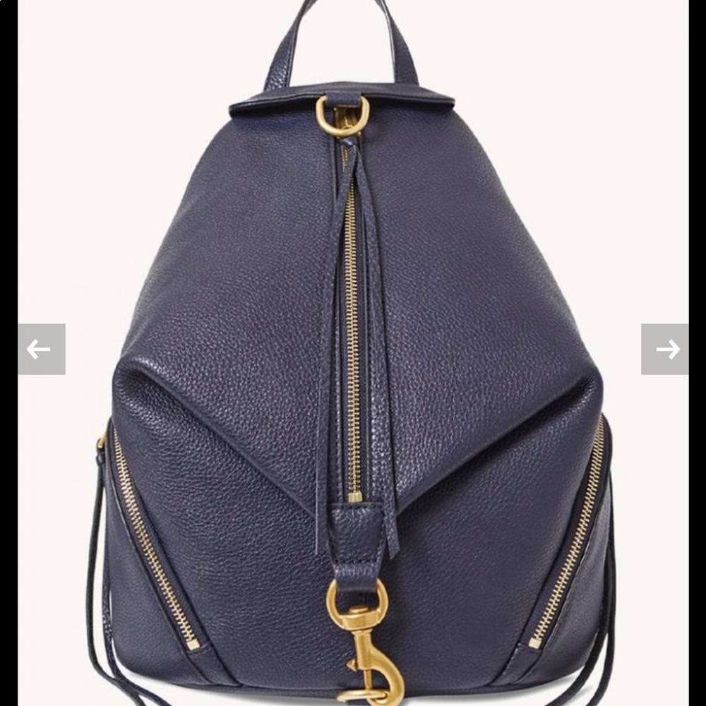 Rebecca Minkoff Navy Backpack - Picture 3 of 10